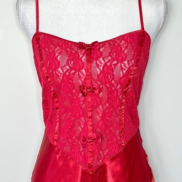 Vintage Delicates Cherry Red Babydoll - Picture 5 of 5